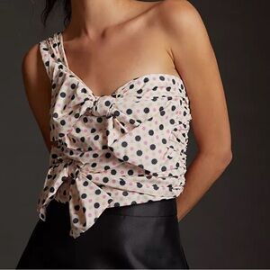 Maeve Bow-Tie One Shoulder Tank Size 10